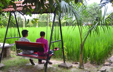 Family fun and educational village tour .